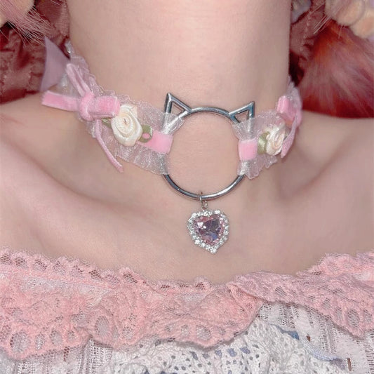 Cat bow collar HA2314