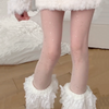 Shiny white stockings HA2315