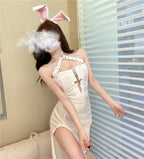 Halter neck strap dress HA2482