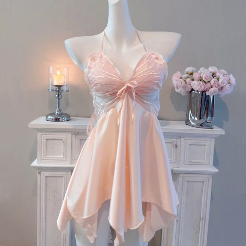 Pink bow dress HA2317