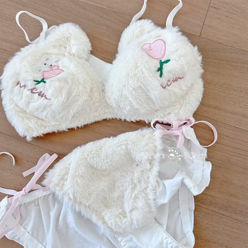 Plush love bunny underwear set HA2318