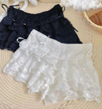 Lace Cake Skirt Shorts HA2627