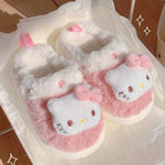 Cute cartoon plush slippers HA2330