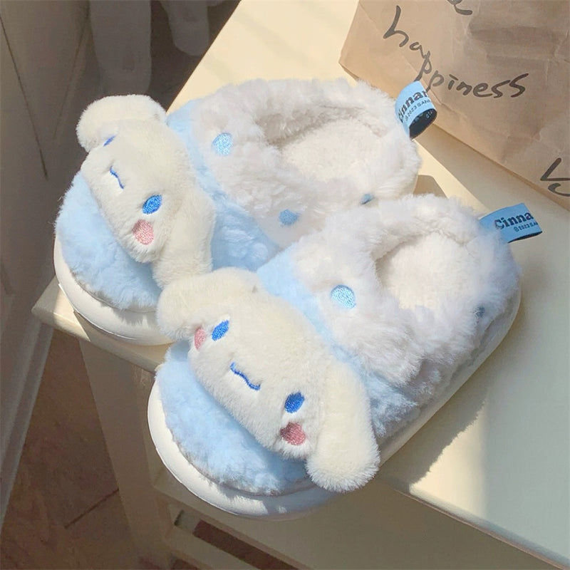 Cute cartoon plush slippers HA2330