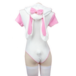 Bunny high fork hoodie pajamas   HA2099