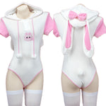 Bunny high fork hoodie pajamas   HA2099