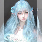 『Star Dream』Blue Long Curly Wig HA2633