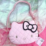 Cat Rhombus Pink Messenger Bag   HA2096