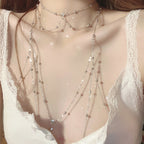 Silver Titanium Body Chain  HA2120