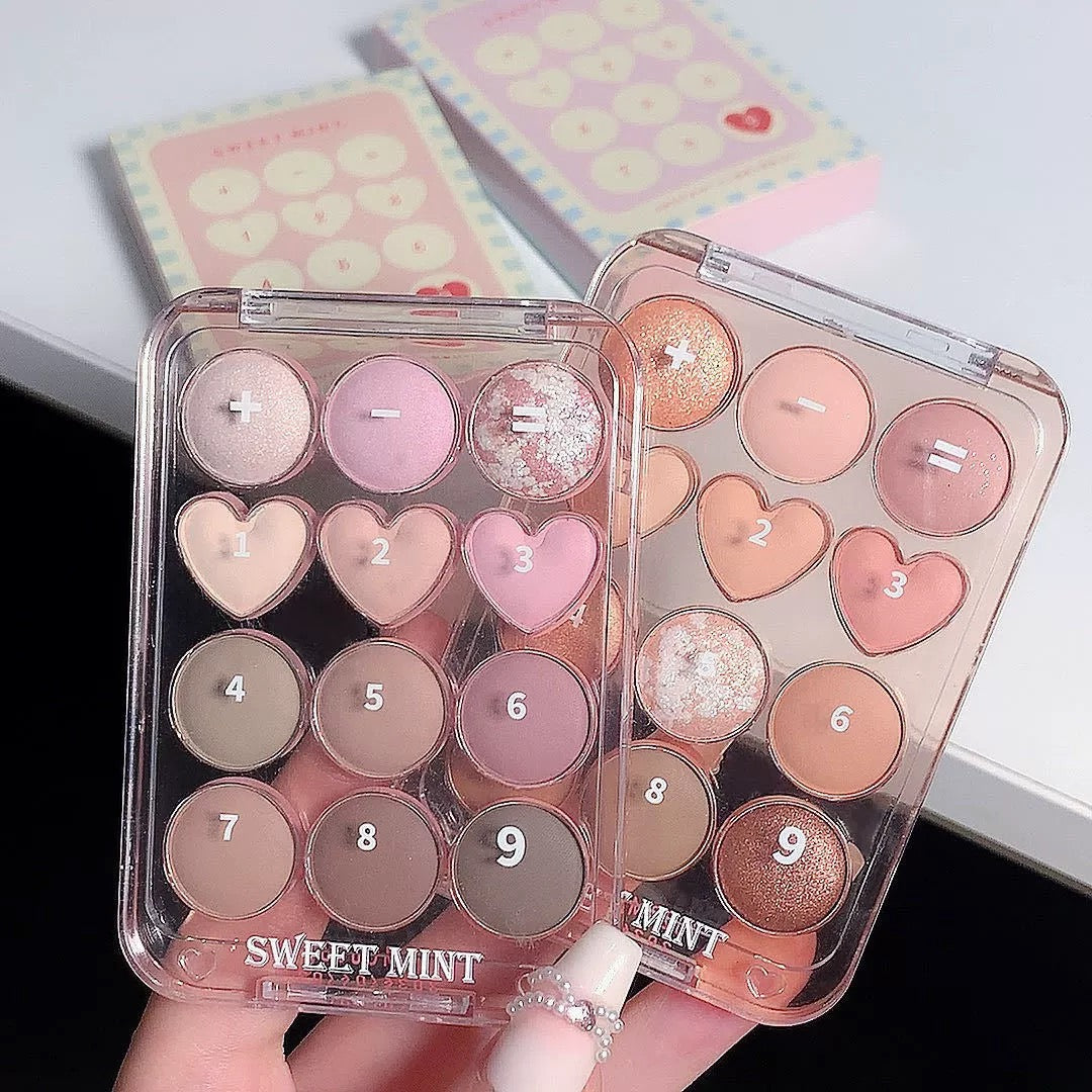 Twelve color eye shadow palette HA2343