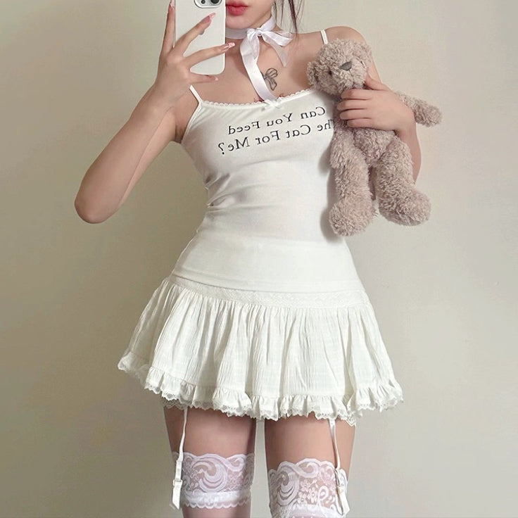 White tube top camisole   HA2139