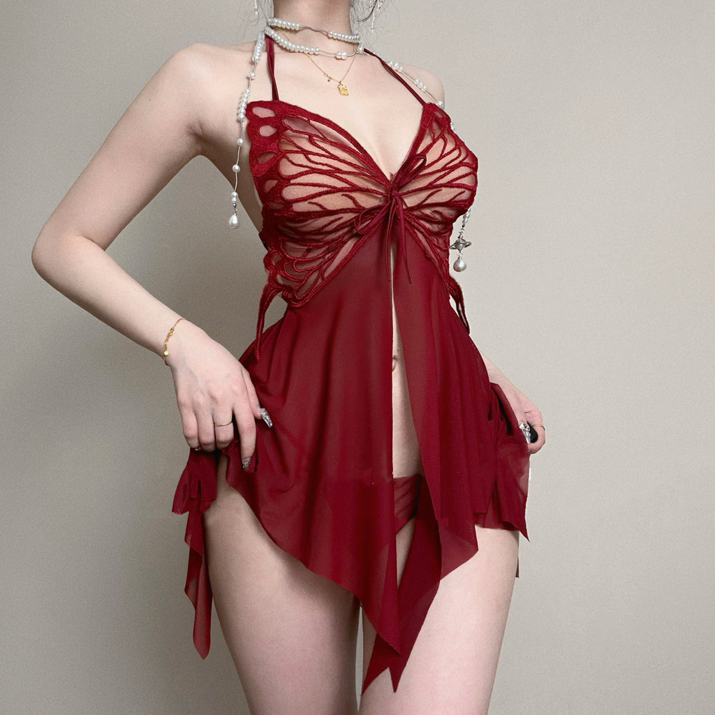 Butterfly Mesh Dress HA2194