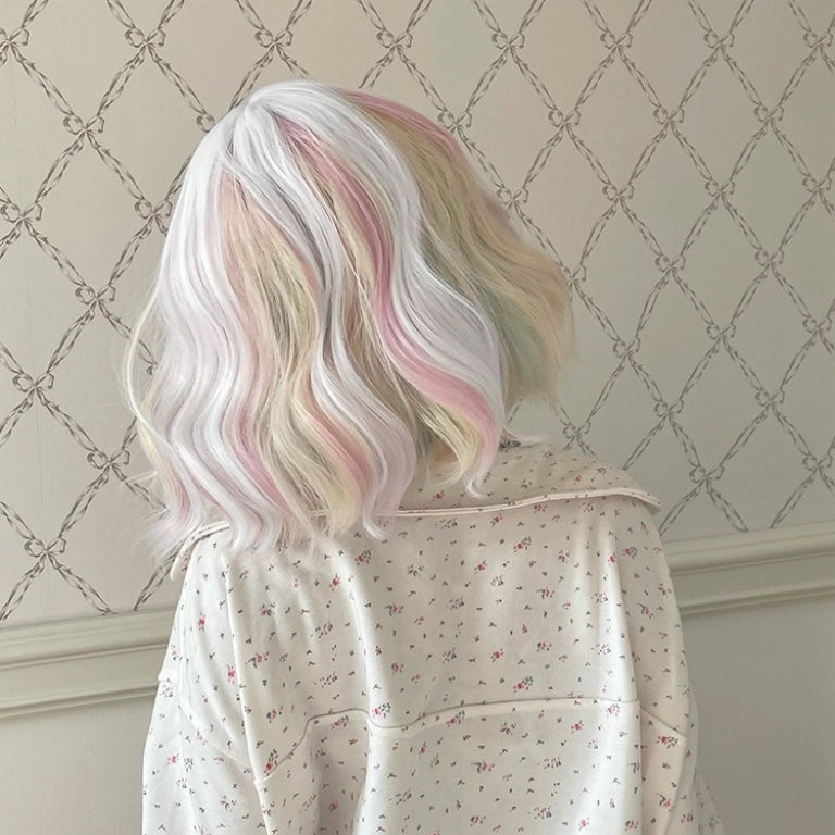 Ear-dyed short curly hair HA2361