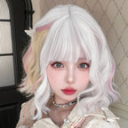 Ear-dyed short curly hair HA2361