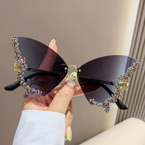 Diamond butterfly sunglasses HA2362