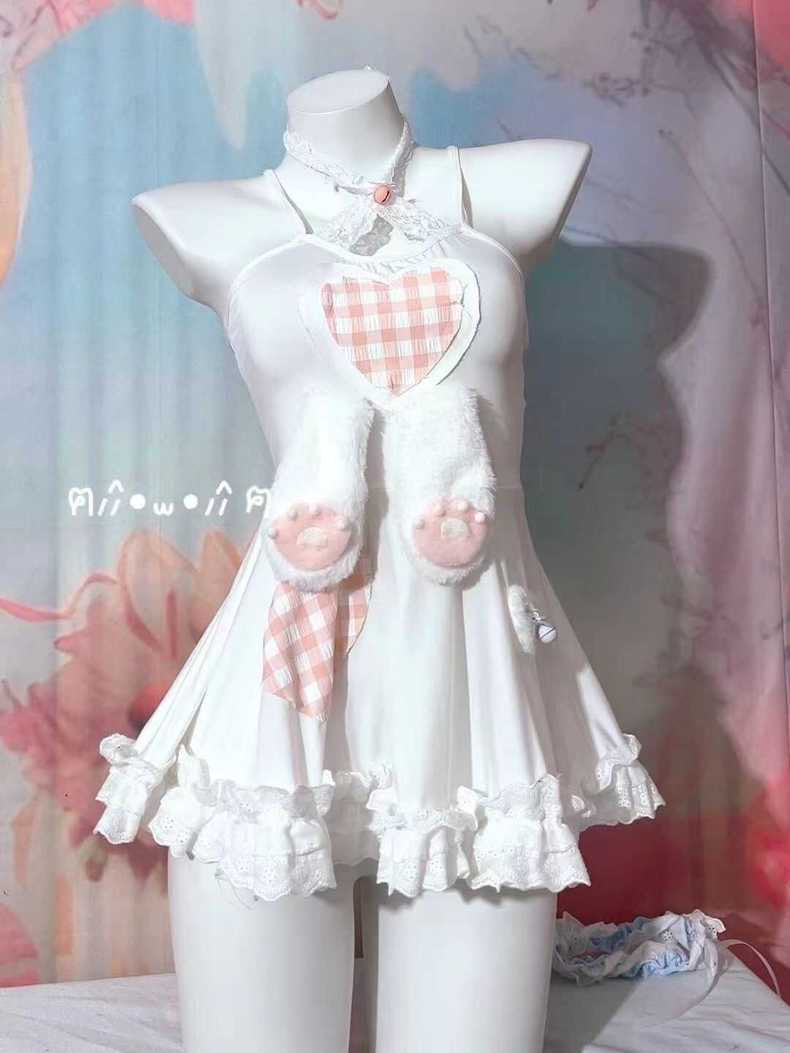 Rabbit ears suspender dress HA2671