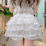 Mesh cake skirt HA2501