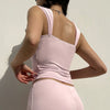 Pink butterfly vest top HA2368