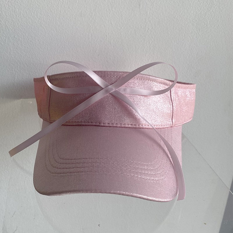 Ribbon beanie sun visor hat   HA1755