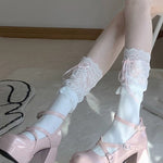 Lace Sweet Calf Socks   HA1861