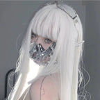 White air bangs wig   HA1888