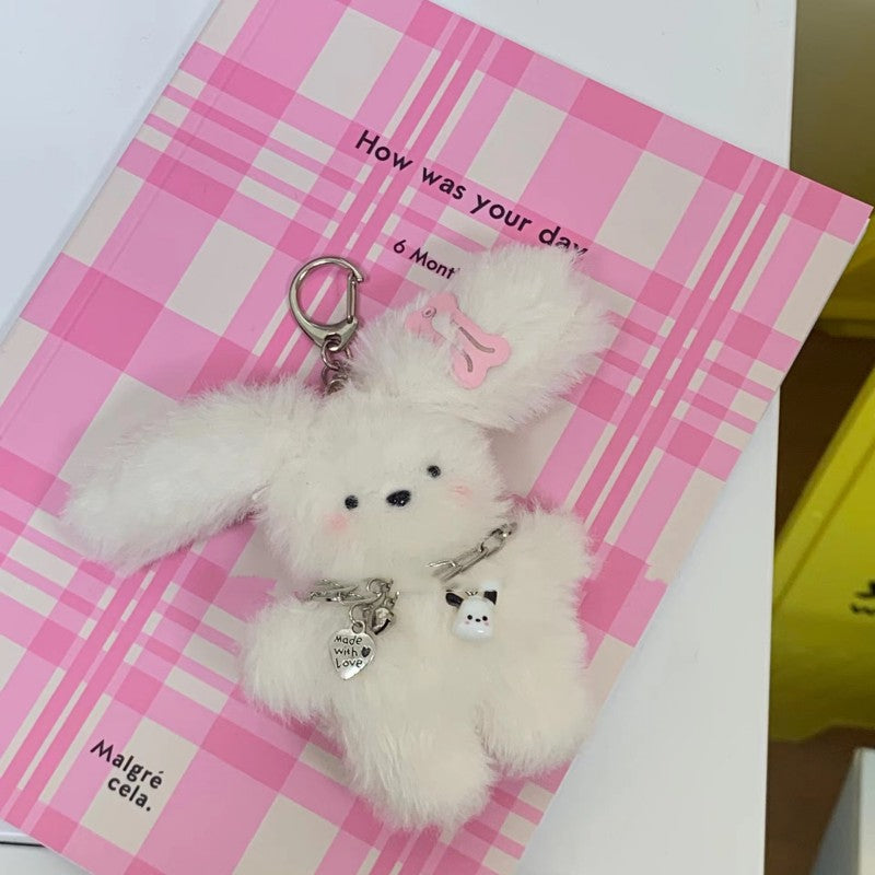 Bunny plush doll bag pendant  HA1789