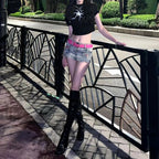Hip Lift Denim Shorts   HA2089