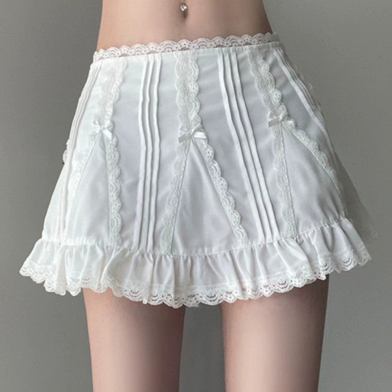 Lace high waist skirt   HA2040