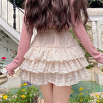 Ballet Style Sweet Ruffle Cake Dress   HA1879