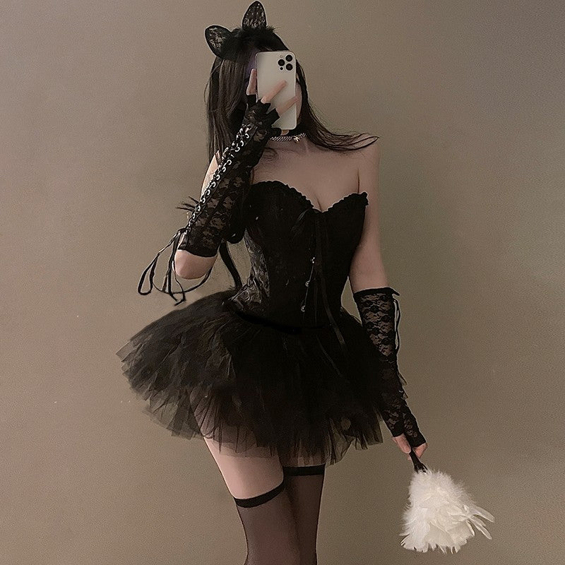 Bunny Girl Mesh Suit HA2017