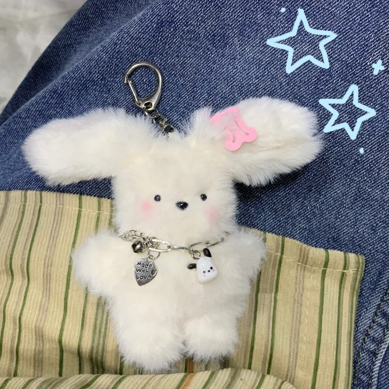 Bunny plush doll bag pendant  HA1789