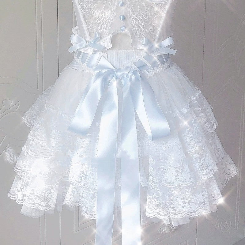 Mesh cake tutu skirt   HA1915