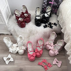 Sweet high-heeled strappy princess shoes   HA1917