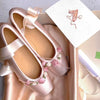 Cross-strap outerwear ballet shoes   HA1962