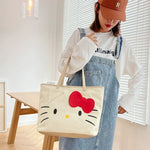 Canvas hello kitty shoulder bag   HA1745