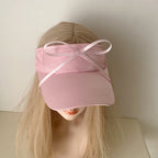 Ribbon beanie sun visor hat   HA1755