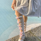 Big Hole Butterfly Tall Socks   HA1983
