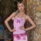 Dreamy Butterfly Pearl Neck Strap   HA2088
