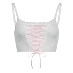 Pink Ribbon Panel Camisole   HA1958