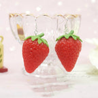 Trendy strawberry earrings   HA1788