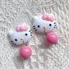 Sweet and spicy kitty cat earrings  HA1759