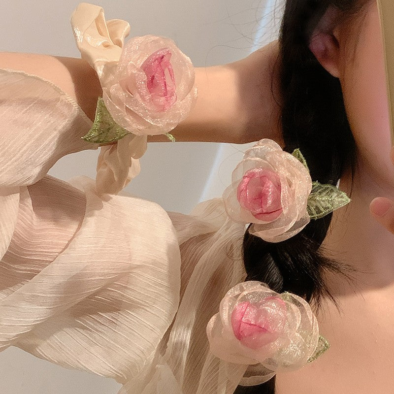 Dry rose hairpin    HA1757
