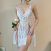 Mesh suspender one-piece nightdress   HA2074