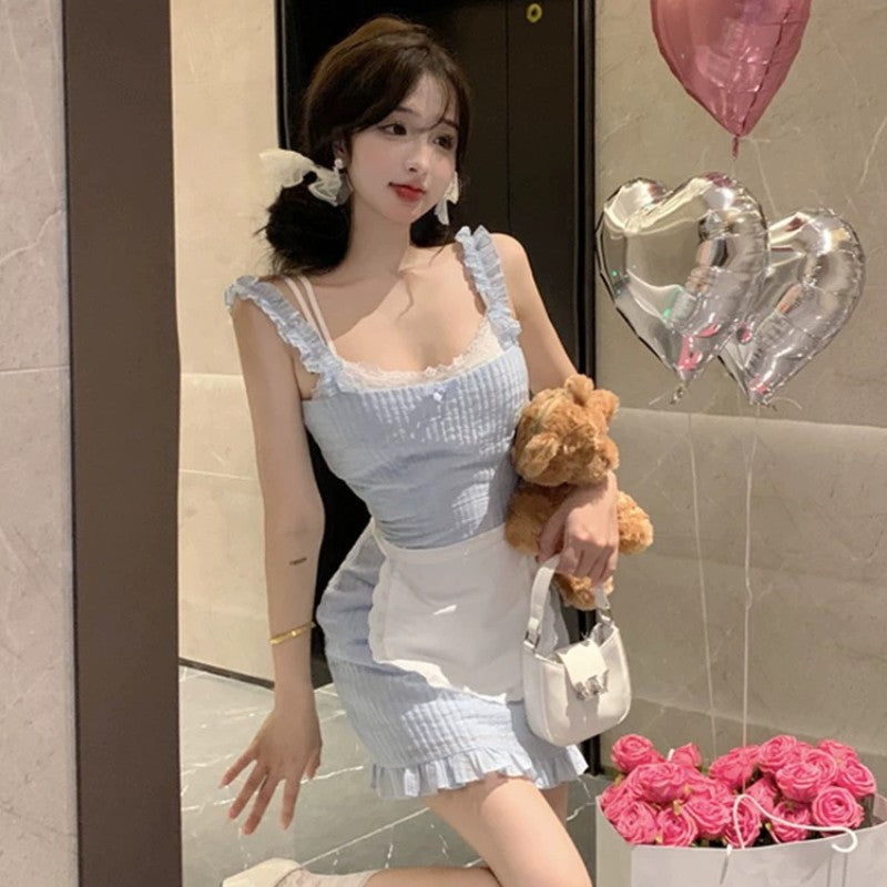 Chubby hot girl slim dress   HA1987