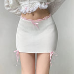 Lace wool wrap hip skirt HA2059