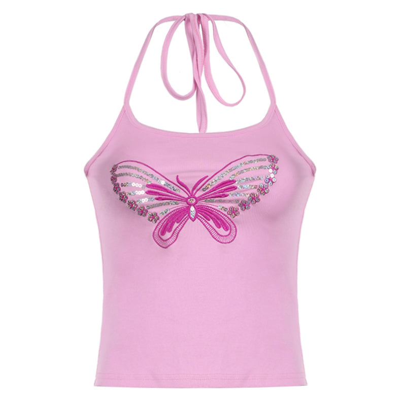 Dreamy Butterfly Pearl Neck Strap   HA2088