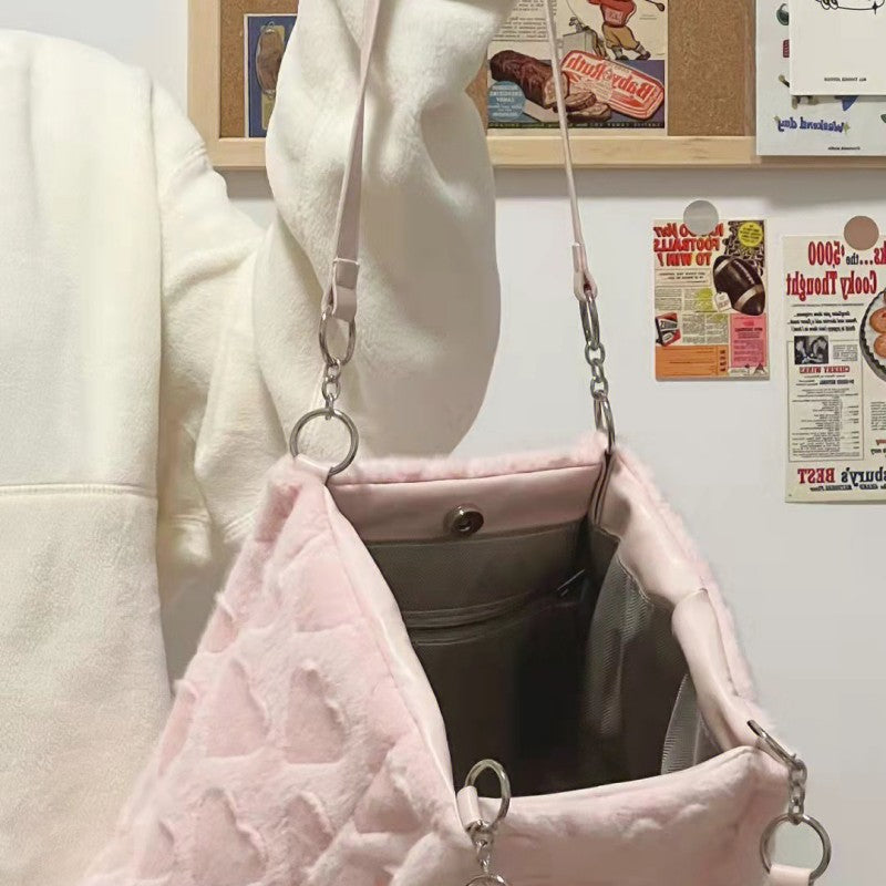 Large capacity plush bag  HA2108