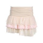 Mesh skirt cake a-line skirt   HA1959