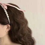 Pink bow ribbon hairpin   HA1975