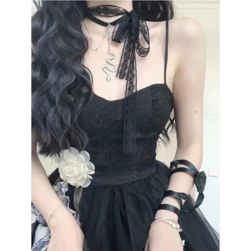 Pleated Ink Floral Dress   HA1746
